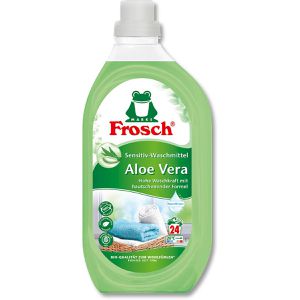 Frosch Waschmittel Aloe Vera, Bio-Qualität, flüssig, sensitiv, mikroplastikfrei, 1,44L, Waschladungen 24