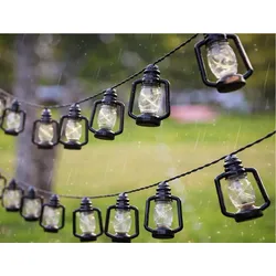 Solar-Gartengirlande – 30 LED-Lampions
