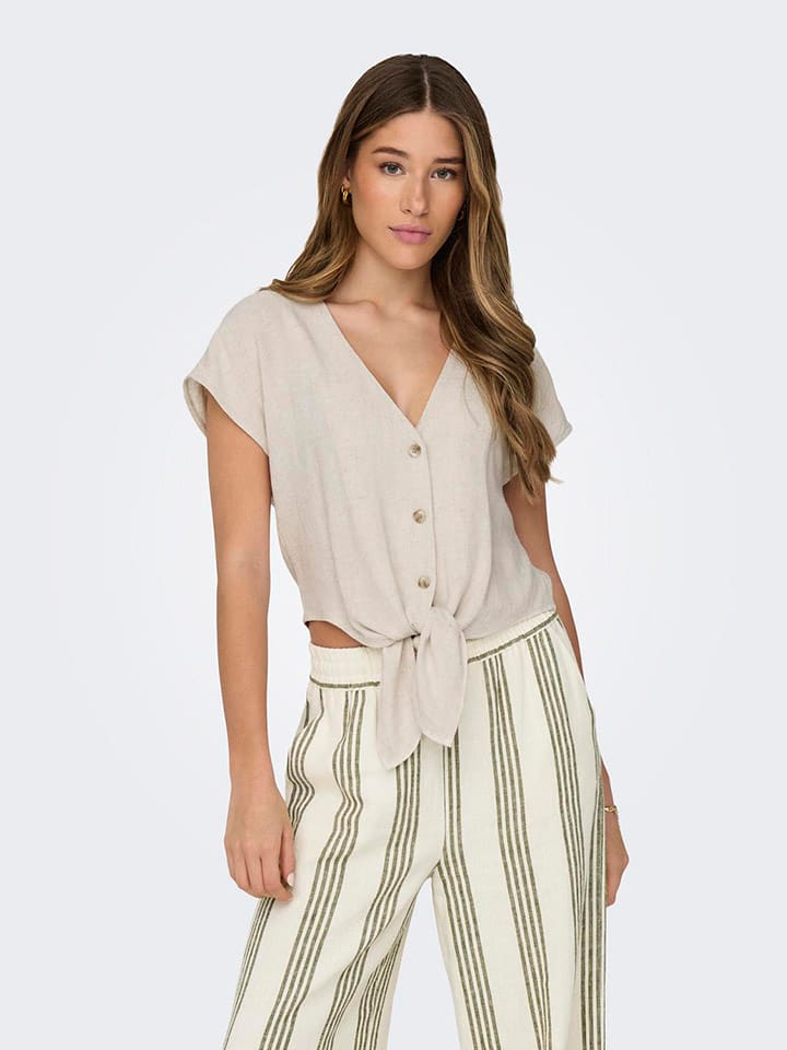 ONLY Bluse "Siesta" in Beige - XL
