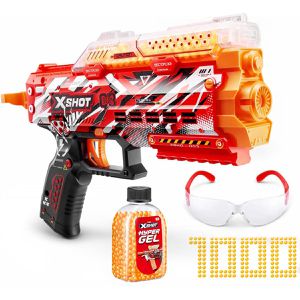 X-Shot Blaster Hyper Gel Stinger, 200 Schuss, mit Brille und 1.000 Gel-Kugeln