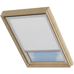 Cocoon Home Concepts, Rollo, Dachfensterrollo Weiss - Verdunklung - Kompatibel mit VELUX (49 x 80 cm)