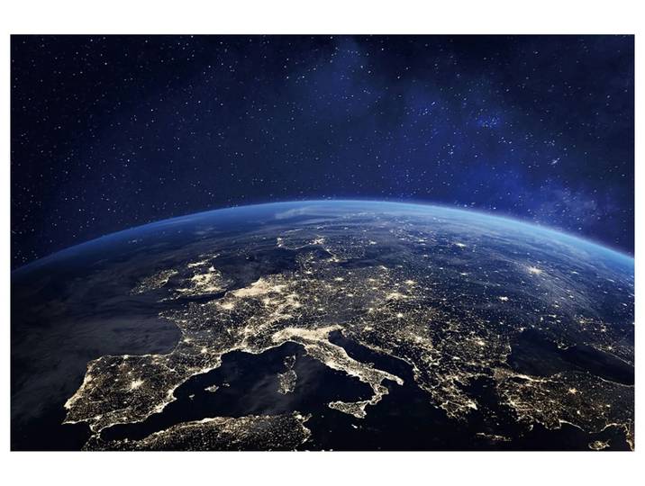 Digitaldruck auf Glas Die Erde Aus Dem Weltall image LAND
