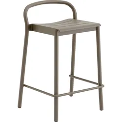 Linear Hocker 65 cm, taupe