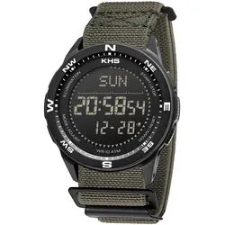 KHS RECD.DFSGO Digital-Herrenuhr Recon DC Neocarb® Diverflex® Oliv