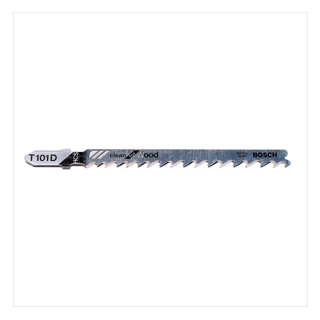 Bosch Professional Zubehör Stichsägeblatt T 101 D Clean for Wood (2608633577)