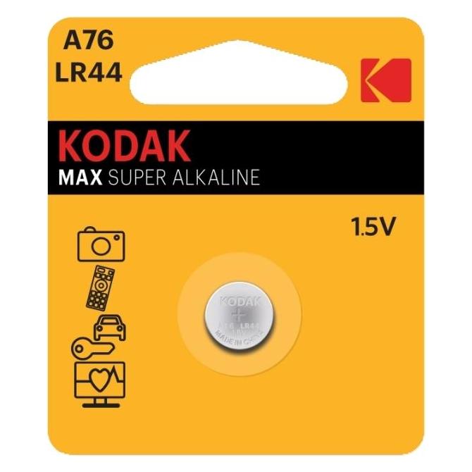 Kodak MAX A76 LR44 Single-use battery Alkaline - Batterie (1 Stk., LR44) (30986336/B)