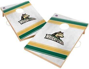Skip's Garage Wright State University Raiders Regulation 2x4 Cornhole Set