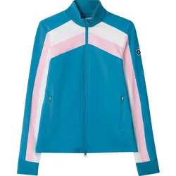 Cross Jacke Loft Full-Zip, türkis/rosa/weiß