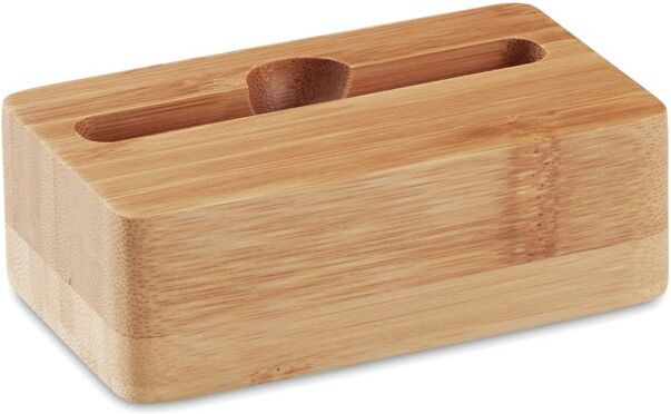 Support de téléphone personnalisable en bambou CARACOL Bois