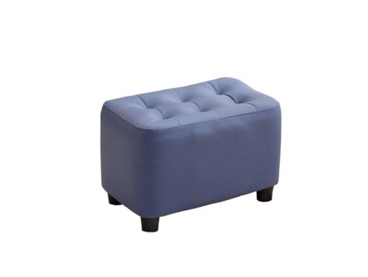Zf9tBw5sH Bettbank Schuhputzhocker Kleiner Hocker Haushalt Holzstoff Sofahocker Sitzbank(Blue)