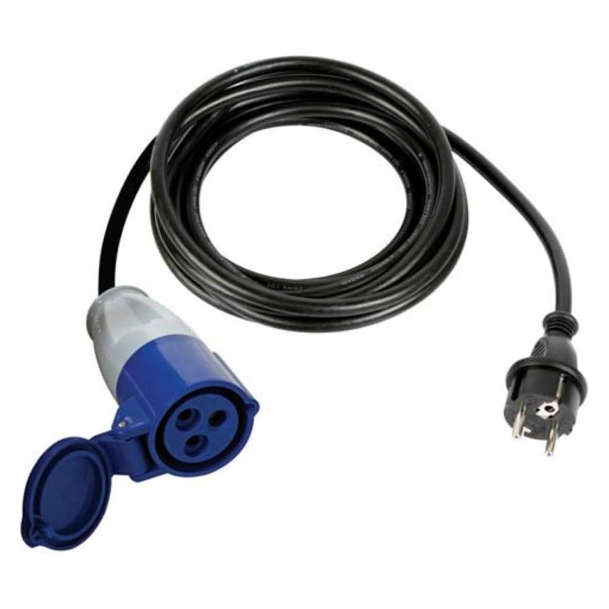 Velleman KABEL - SCHUKO-STECKER AUF CEE-KUPPLUNG - 3 m (3 m) (ECEEC-3)