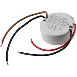 ChiliTec LED-Trafo KS-12R 12W, 3-45V= rund Ein 220-240V, Aus 350mA Konstantstrom
