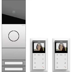 Gira 2417000 ZFH-Paket Video System 106 Edelstahl