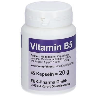 Vitamin B5 Kapseln 45 St