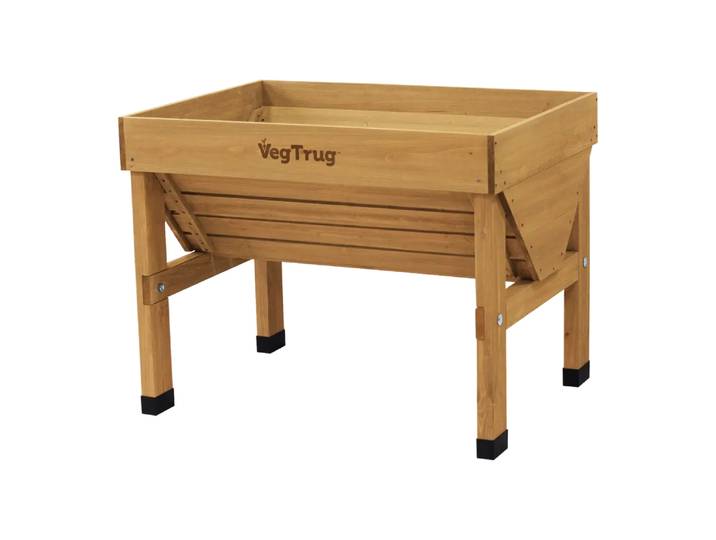 Hochbeet Pflanztrog Vegtrug, Vegtrug, naturel, Holz