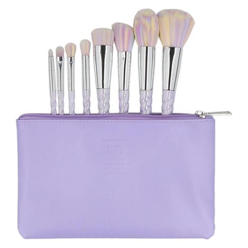 Ilu Basic Set 8 Makeup Brushes with Unicorn Pastel Bag (Set) (0000087461)