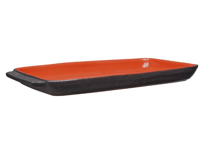 Grill me Grill- und Backofenpfanne Rettangolo Grande, schwarz-natur