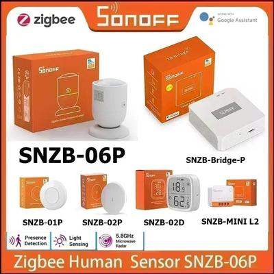 Zigbee Human Presence Sensor With Motion And Light Detection snzb 04p