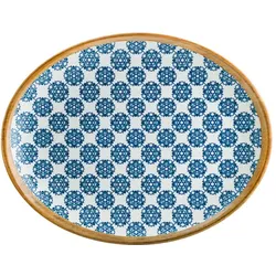 6 x Bonna Lotus Moove Platte oval 36x28cm