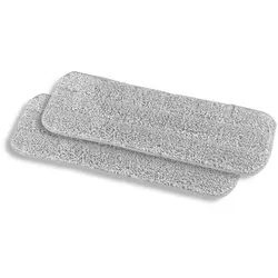 MAXXMEE Ersatz-Mopp 2er-Set für Wischsystem Flat-Mopp