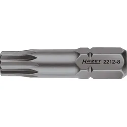 HAZET Bit Sechskant 8 (5/16 Zoll) Innen Vielzahn Profil XZN - 2212-6