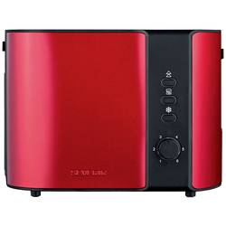 Severin AT 2217 Toaster kabelgebunden, mit Brötchenaufsatz Rot (metallic), Schwarz