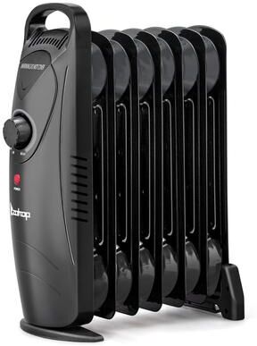 600W Portable Electric Space Heater Oil Filled Radiator Heater