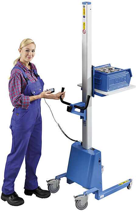 kaiserkraft Minilift QCS 75, Aluminium-/Edelstahlkonstruktion, Tragfähigkeit 75 kg, Schutzart IP54