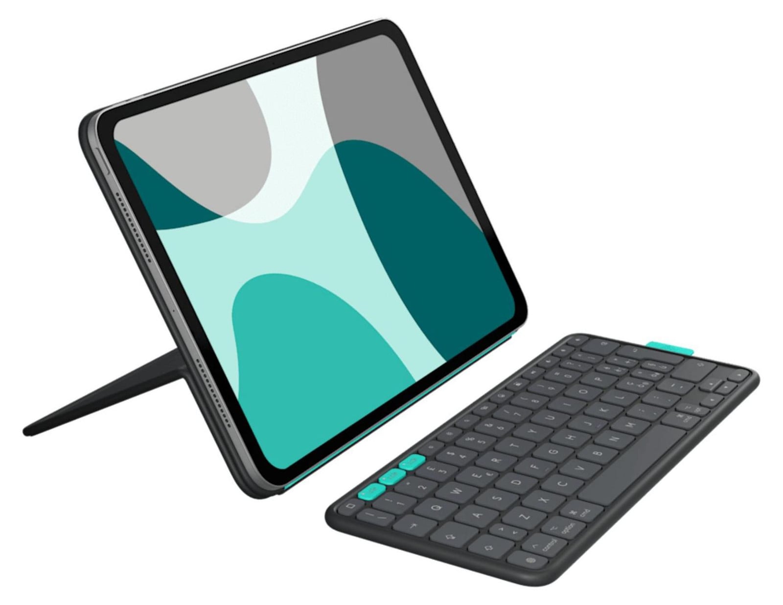 Logitech Flip Folio Keyboard Case voor iPad en iPad Air 11-inch (M4, M2, M3) - Graphite