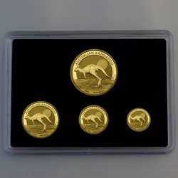 Goldmünzen 1oz + 1/2oz + 1/4oz + 1/10oz "Känguru" Set – 4-teilig (Australien)