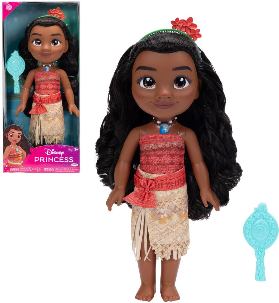 Disney Muñeca Vaiana 38 cm articulada con peine incluido Princesas .