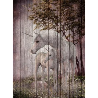 Fototapete LIVING WALLS "Walls by Patel Fantasy 4", beige (grau), B:2m L:2,7m, Vlies, Tapeten, Vlies, Wand, Schräge
