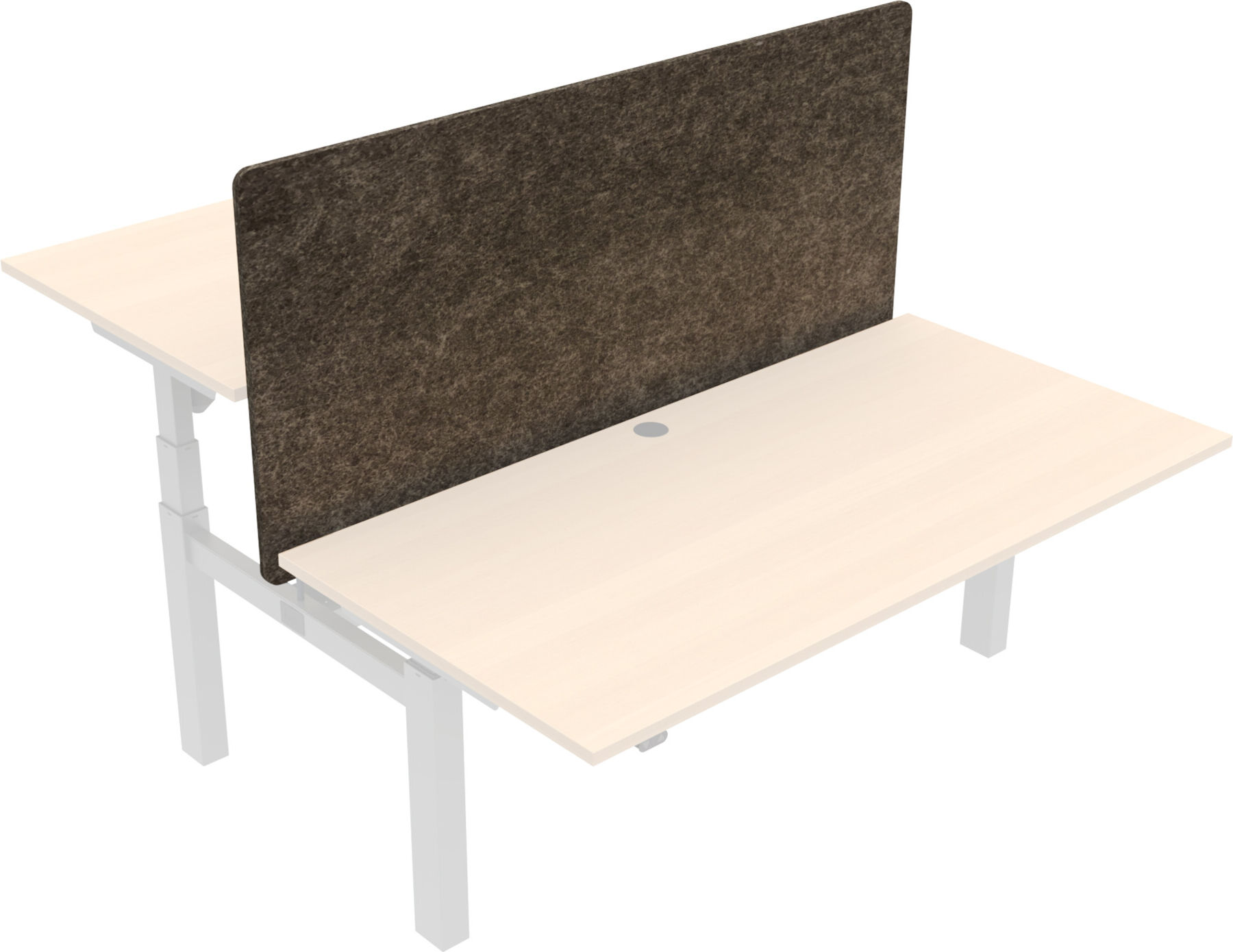 STIER Trennwand für Team-Schreibtisch 501-88 160x80cm (906382)