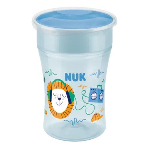 NUK Trinkbecher Magic Cup 230ml Boy m. Trinkrand u. Deckel