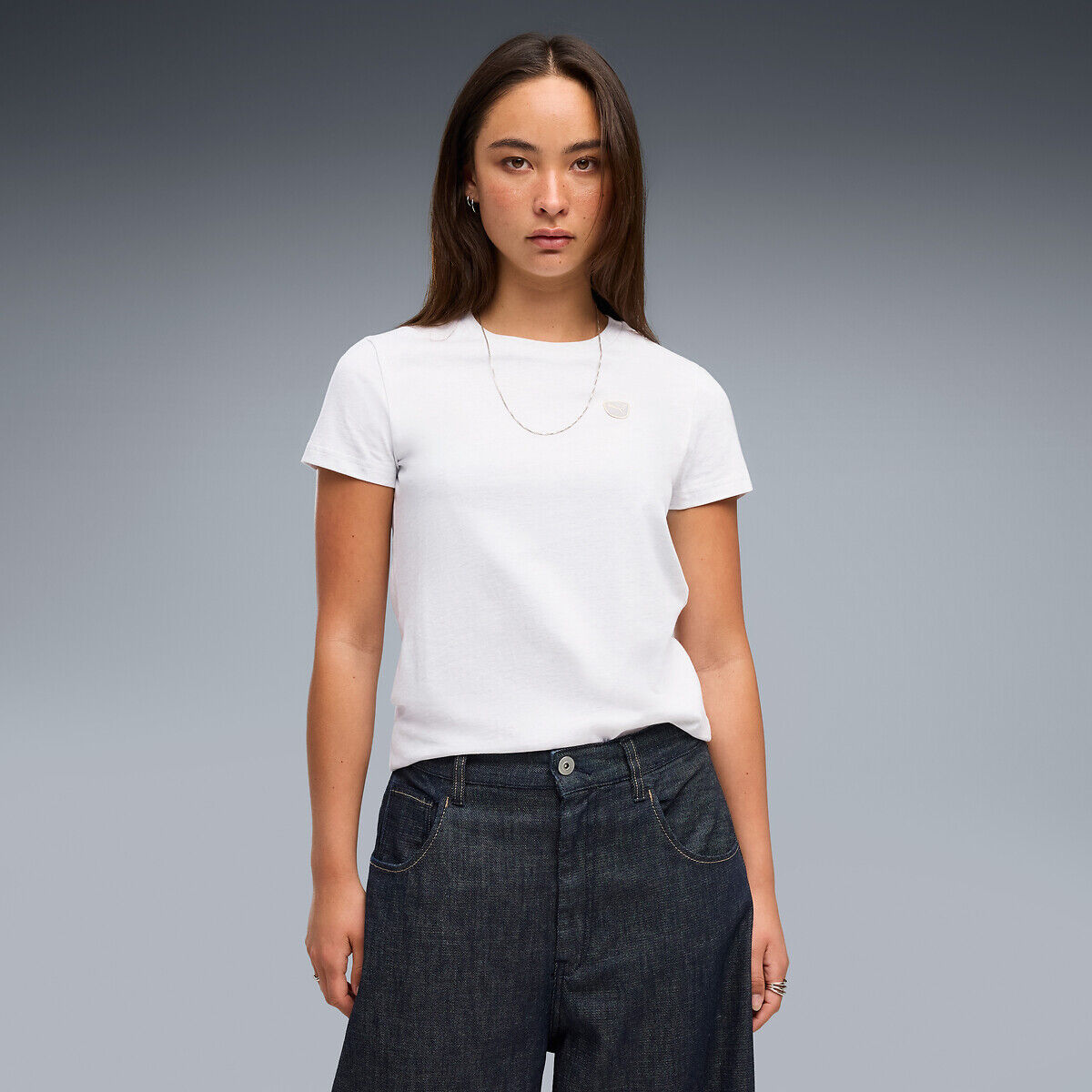 PUMA Tee shirt col rond manches courtes