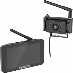 ProUser, Rückfahrkamera, DRC5040 Funk-Rückfahrvideosystem IR-Zusatzlicht, Abstandshilfslinien Saugnapf, Kennzeichenh