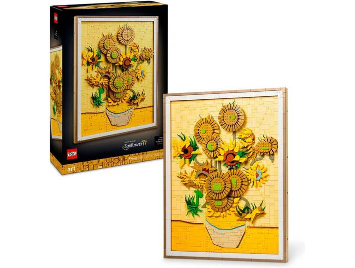 LEGO® Vincent van Gogh – Sonnenblumen (31215), LEGO ART Konstruktionsspielsteine, (2615 St), Made in Europe