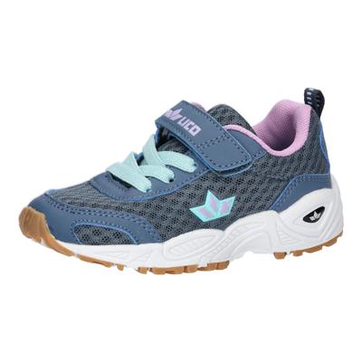 Hallenschuh LICO "Sportschuh Bronte VS", Mädchen, Gr. 25, Textil, grau, Synthetik, Schuhe Hallenschuh