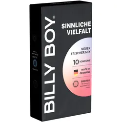 Sinnliche Vielfalt – 10 gemischte Kondome, Farben und Düfte (10 Kondome) 10 St
