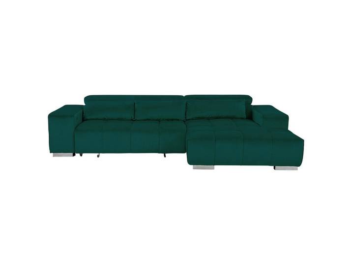 Ecksofa Orion Kopfstütze klappbar Grün
