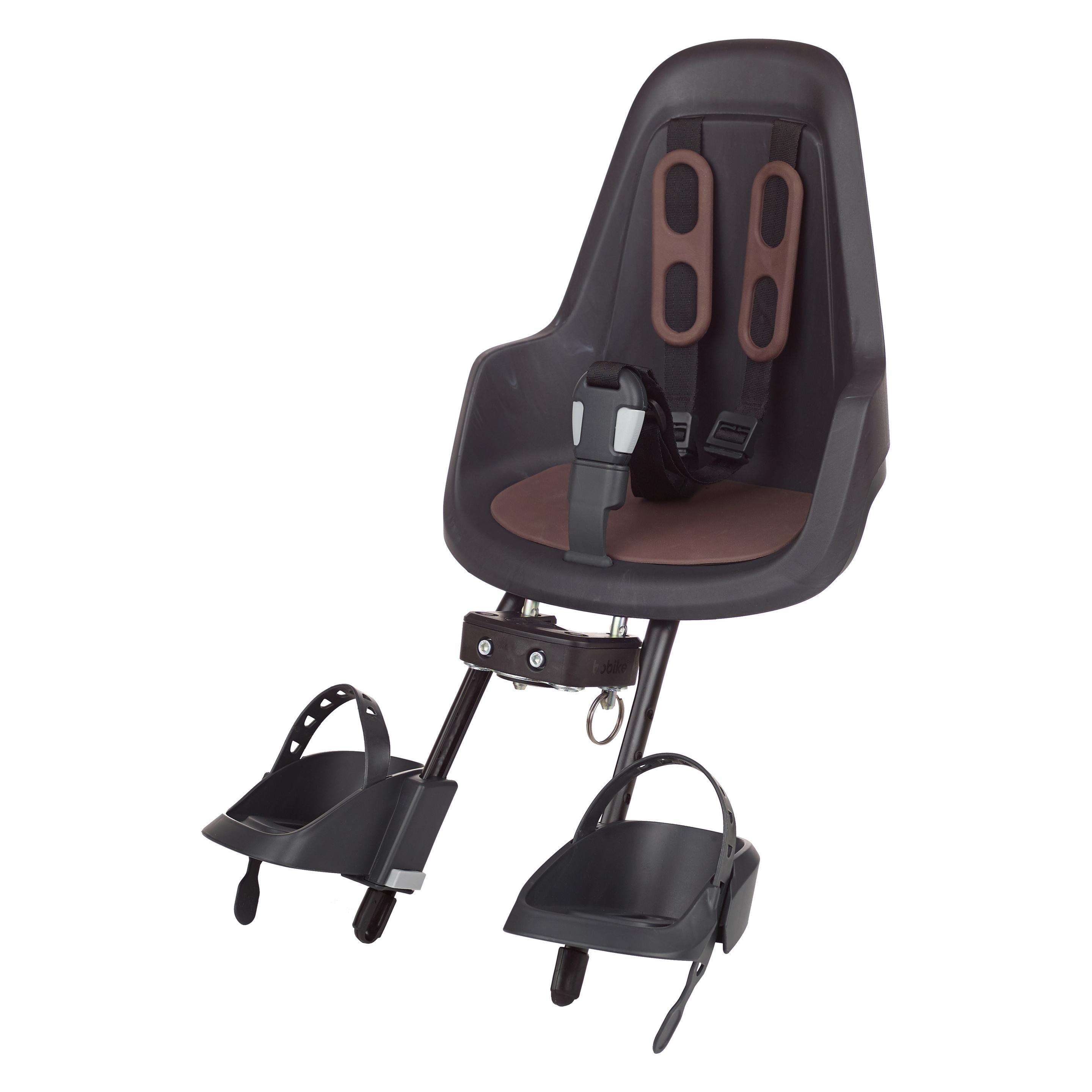 bobike Kindersitz ONE Mini ECOFrontsitz ECO Black (Steuerrohr + Vorbau) (B0BSCNMYBG)