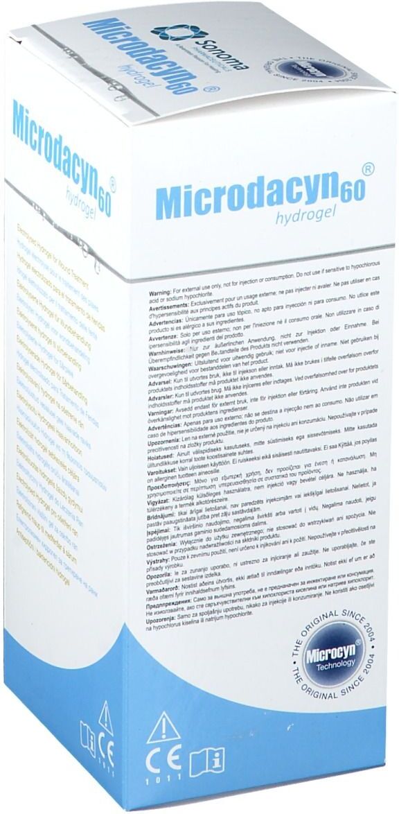 Microdacyn60® Microdacyn Wound Care Hydrogel 120 g Gel