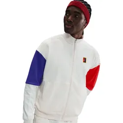 NIKE Court Heritage Tennis Trainingsjacke Herren 110 - pale ivory/deep night/lt crimson XXL