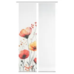 Schmidt Schiebevorhang Prarie 2er Set Polyester Bunt