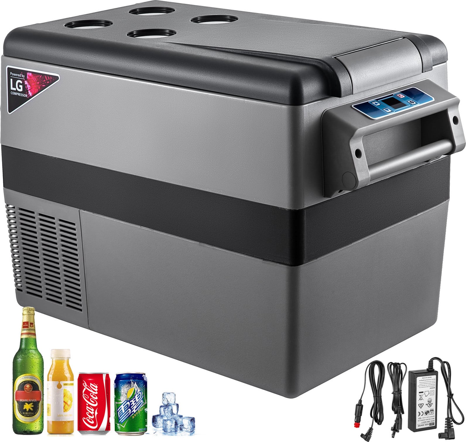 VEVOR Compressor Koelbox 35L Mini Draagbare Autokoelkast Koeler Thermoelektrisch