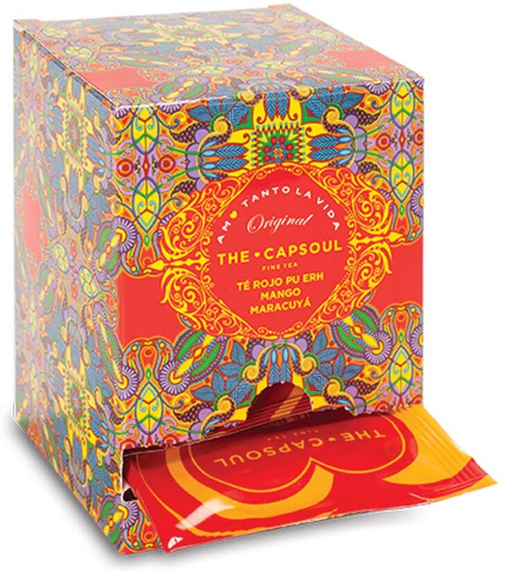 The Capsoul Pirámides Ensobradas té rojo mango maracuyá 15 u
