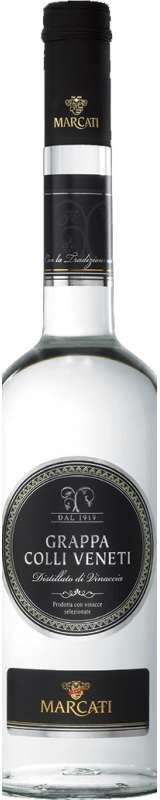 Grappa Marcati Colli Veneti - Grappa italiana premium con 40% de graduación