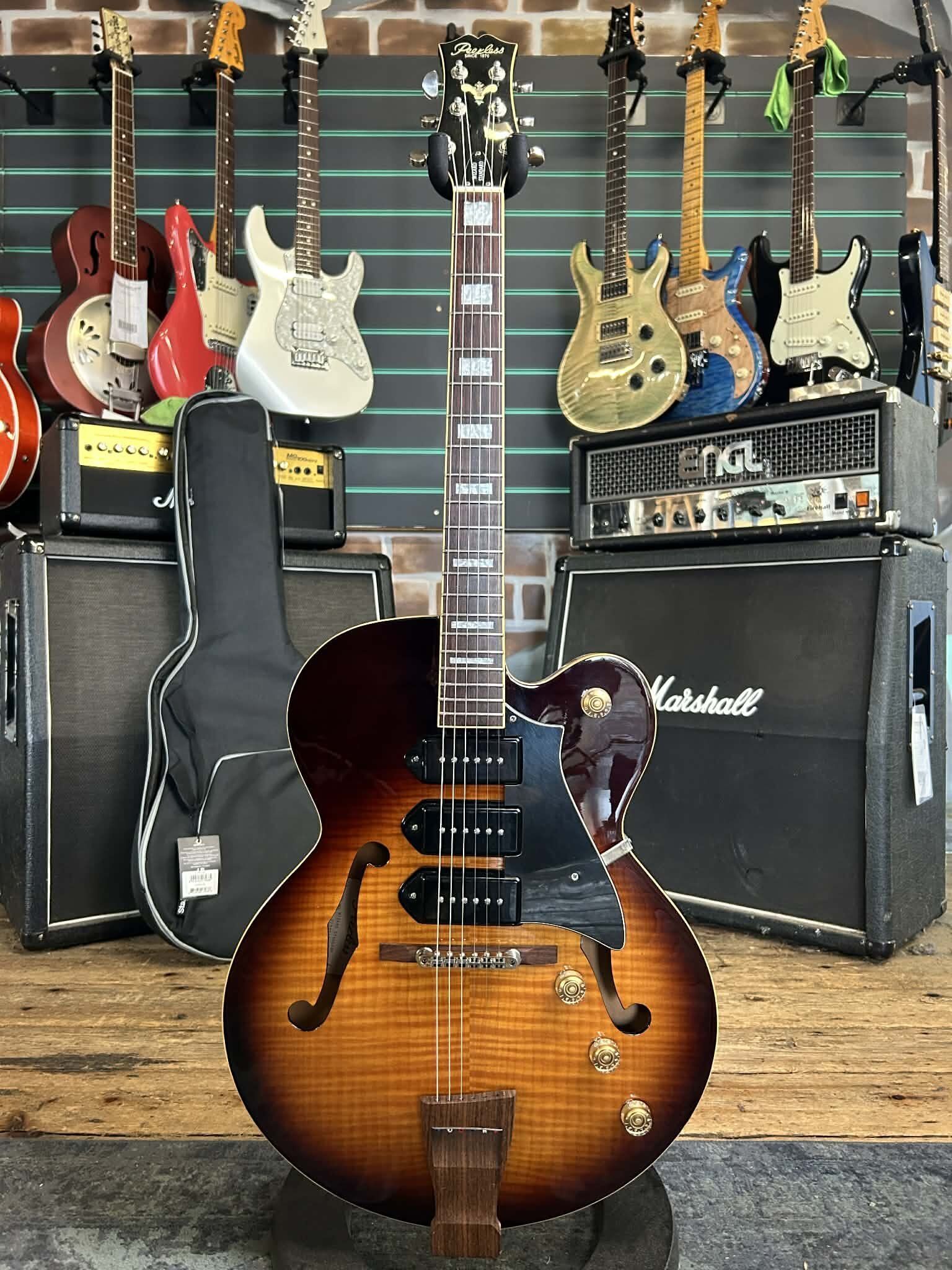 Peerless Wizard Standard Sunburst 2009 Hollow-Body Electric Guitar   Sunburst - Refurbished