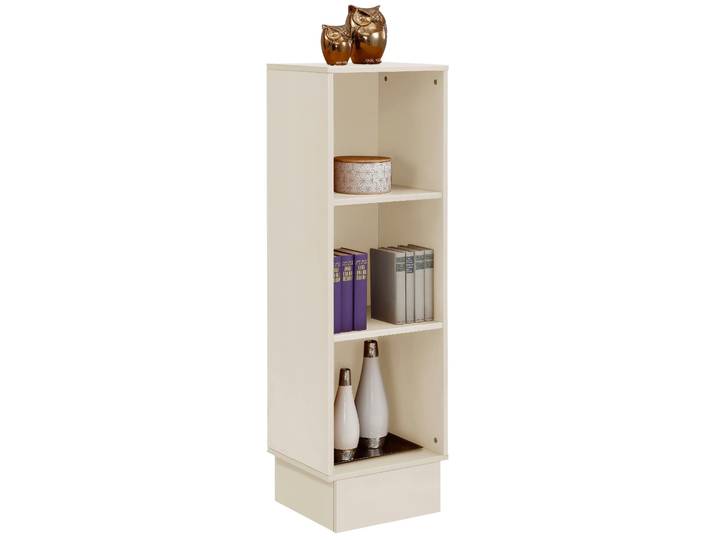 Regal OTTO HOME Milan , beige (cremefarben), B:40cm H:128cm T:34cm, Massivholz, Regale, Regal, Höhe 128 cm, Massivholz, FSC-zertifiziert