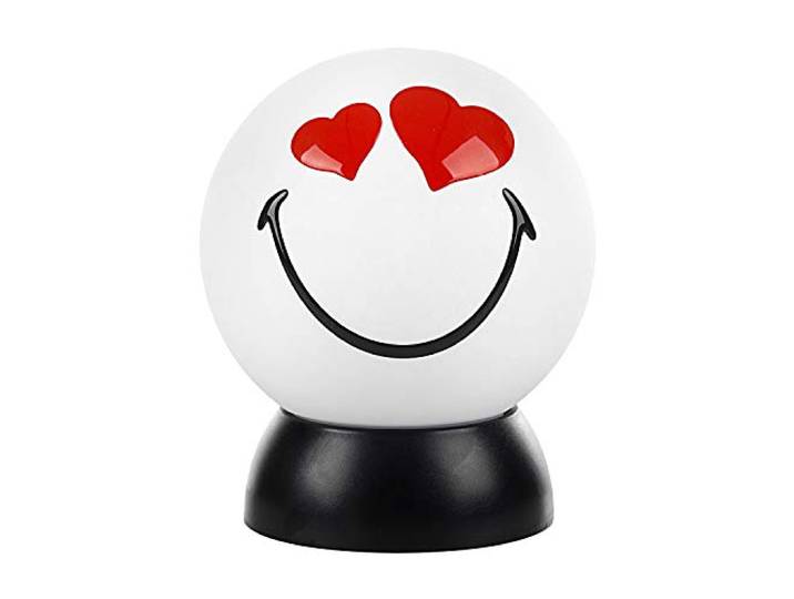ONLI SM-2001/LW03 Lampe de Table Smiley World Cupido\, Blanc\, avec Ampoule LED